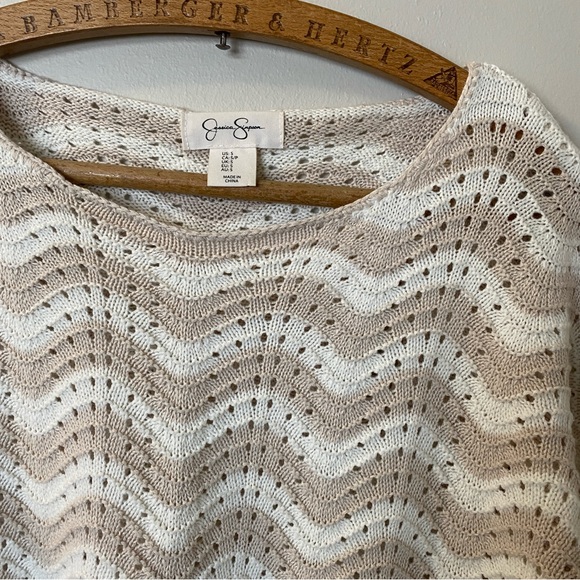 Jessica Simpson Cropped Scallop Sweater - Picture 5 of 7